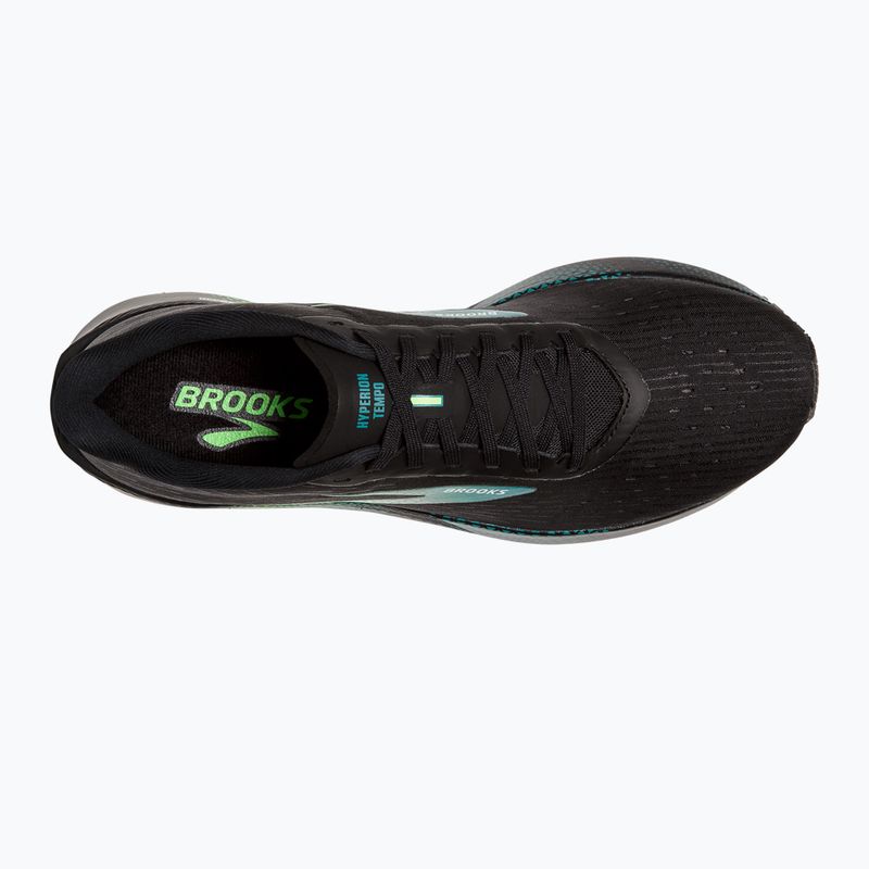 Buty do biegania męskie Brooks Hyperion Tempo black/kayaking/green gecko 14