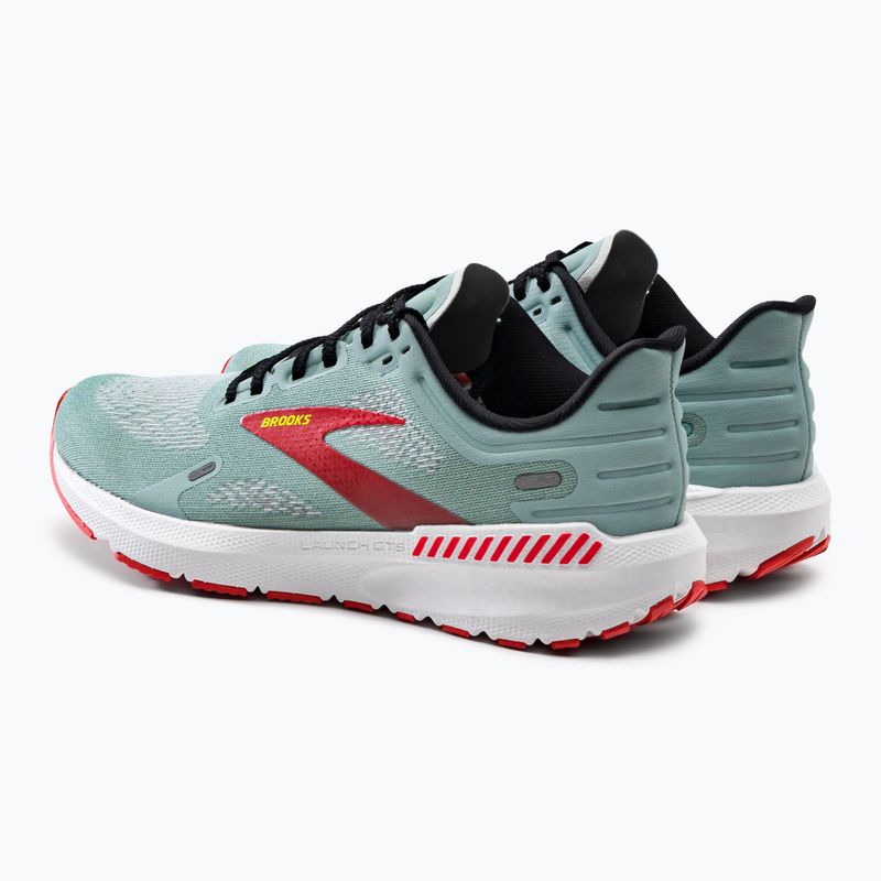 Buty do biegania męskie Brooks Launch GTS 9 blue surf/black/cherry tomato 4