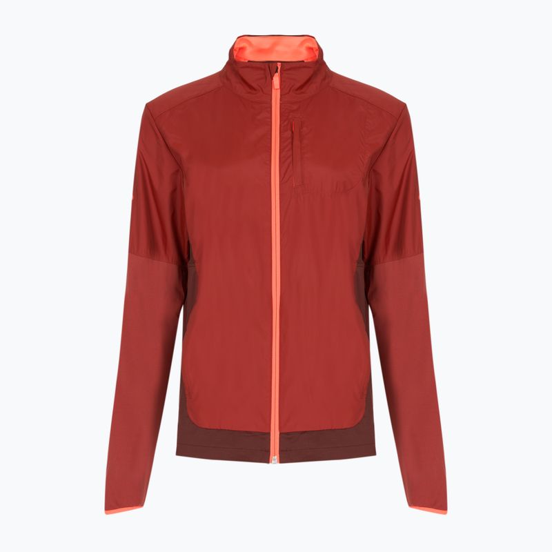 Kurtka do biegania męska Brooks Fusion Hybrid copper/run raisin