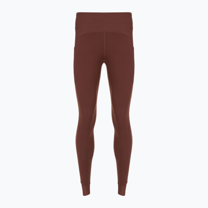 Legginsy do biegania damskie Brooks Momentum Thermal Tight run raisin
