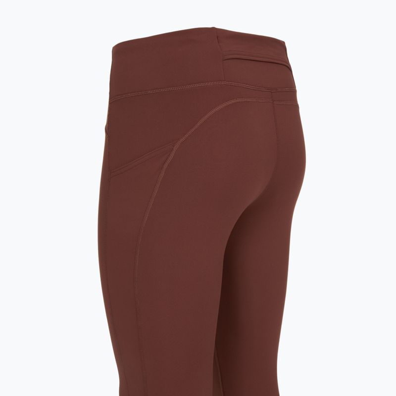 Legginsy do biegania damskie Brooks Momentum Thermal Tight run raisin 5