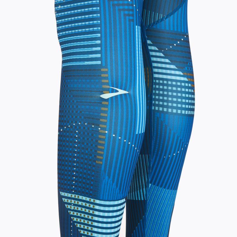 Legginsy do biegania damskie Brooks Method 7/8 Tight motion print 3