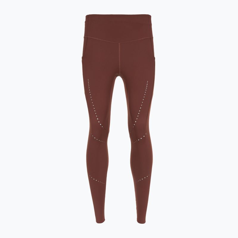 Legginsy do biegania damskie Brooks Method 7/8 Tight run raisin