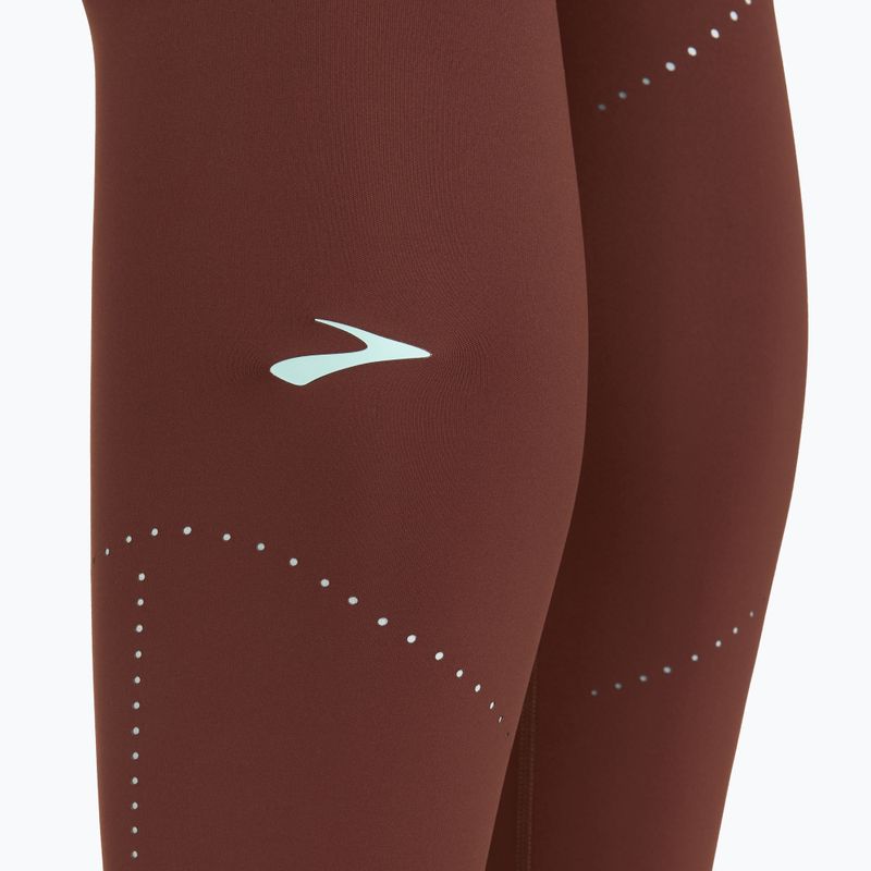 Legginsy do biegania damskie Brooks Method 7/8 Tight run raisin 4