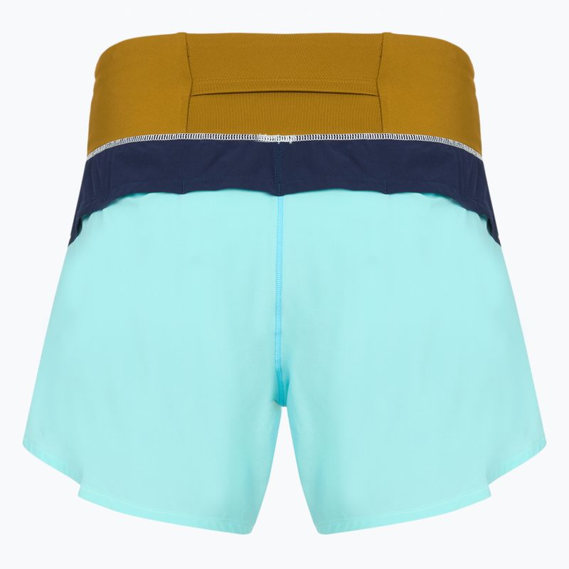 Spodenki do biegania damskie Brooks Chaser 5" ice blue multi 2