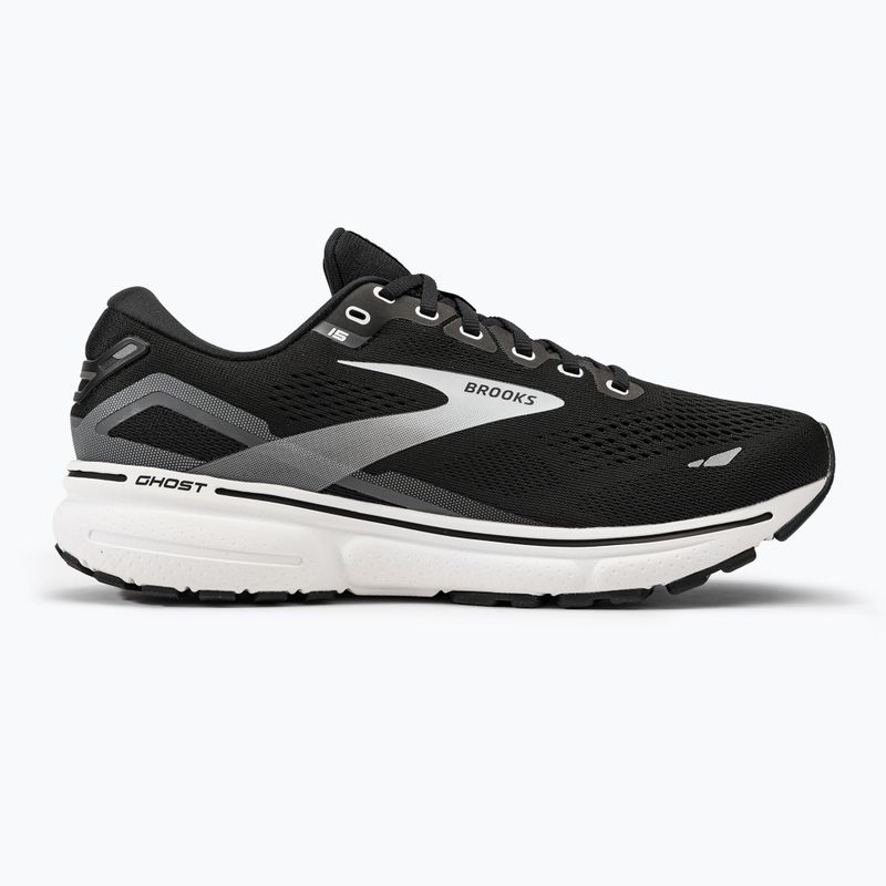 Buty do biegania męskie Brooks Ghost 15 black/blackened pearl/white 2