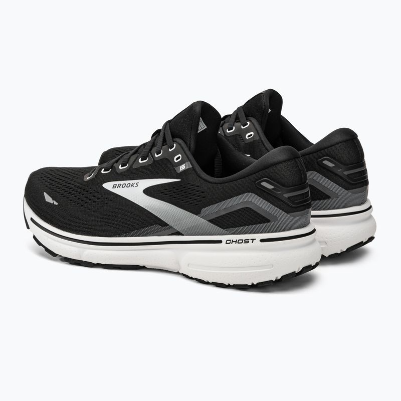 Buty do biegania męskie Brooks Ghost 15 black/blackened pearl/white 3