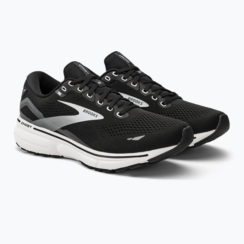 Buty do biegania męskie Brooks Ghost 15 black/blackened pearl/white 4
