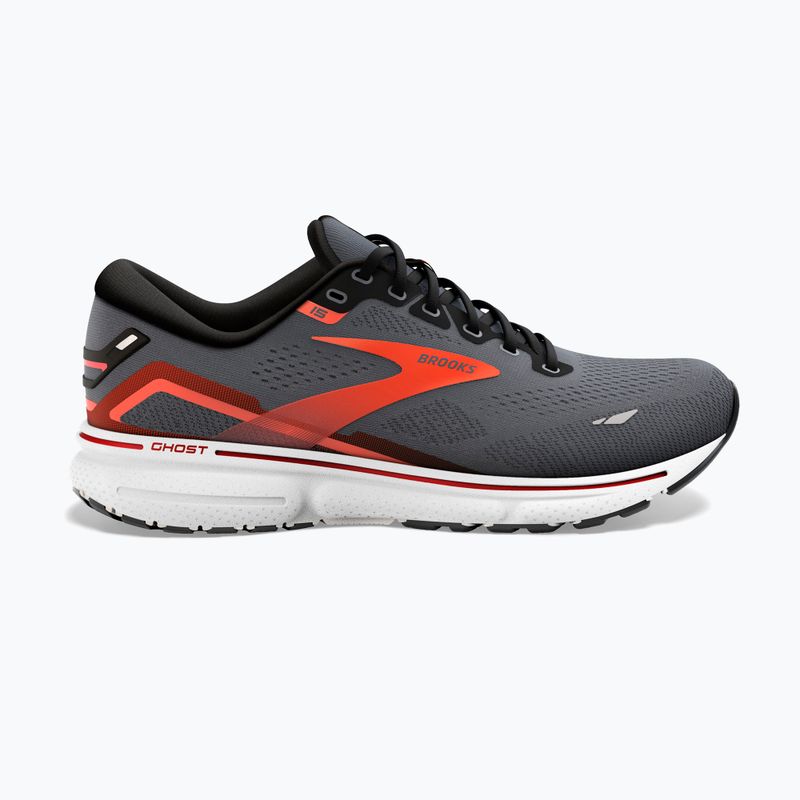Buty do biegania męskie Brooks Ghost 15 ebony/black/spicy orange 11