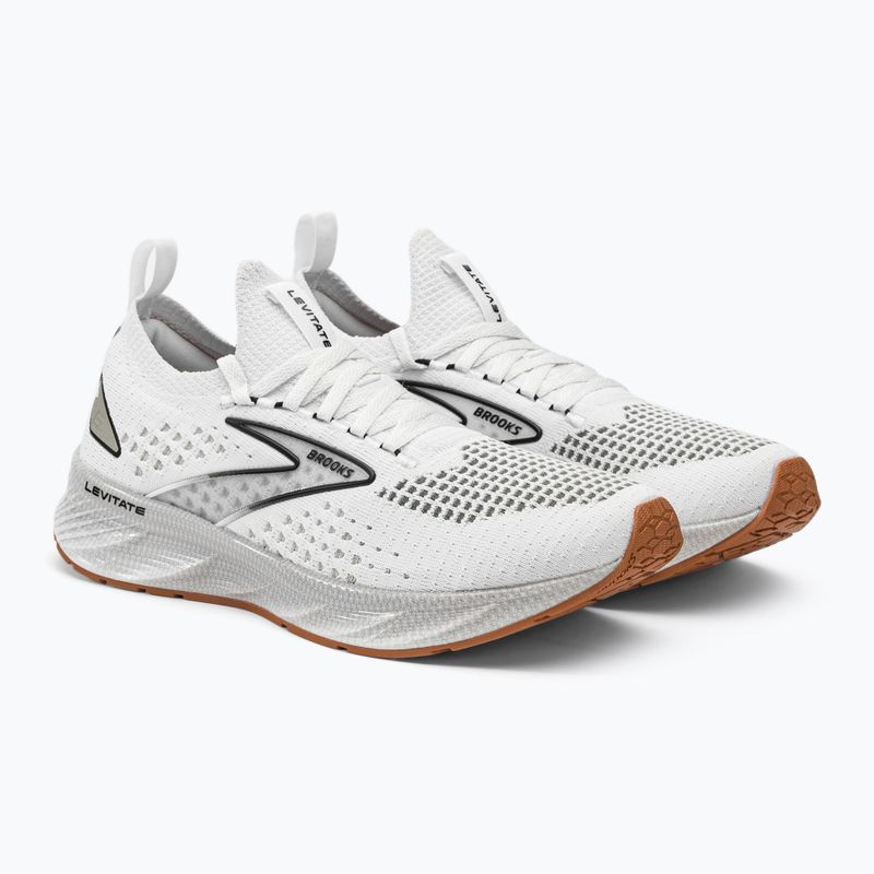 Buty do biegania damskie Brooks Levitate StealthFit 6 white/bran 6