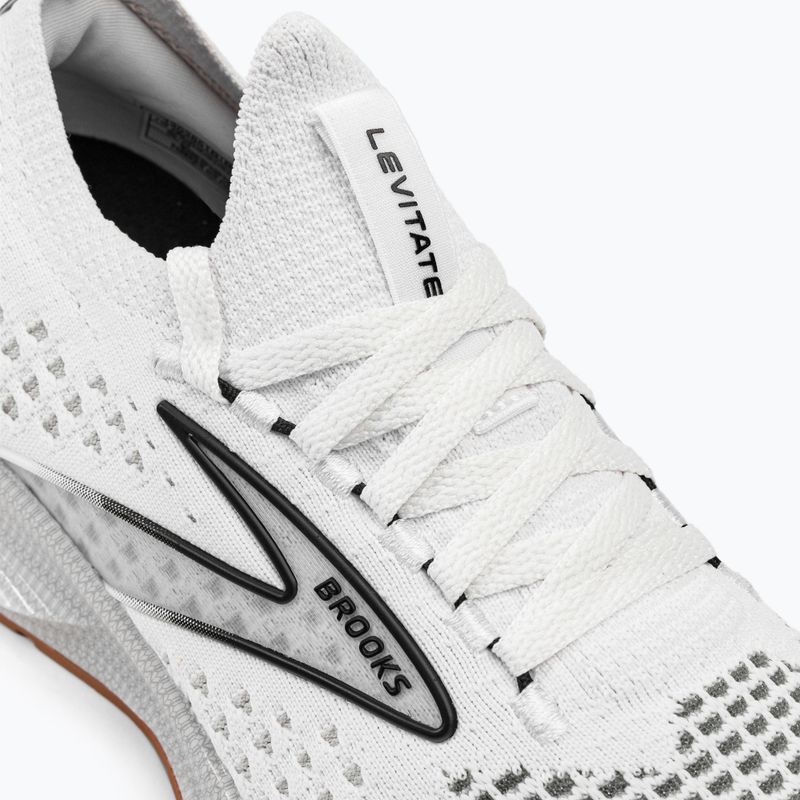 Buty do biegania damskie Brooks Levitate StealthFit 6 white/bran 10