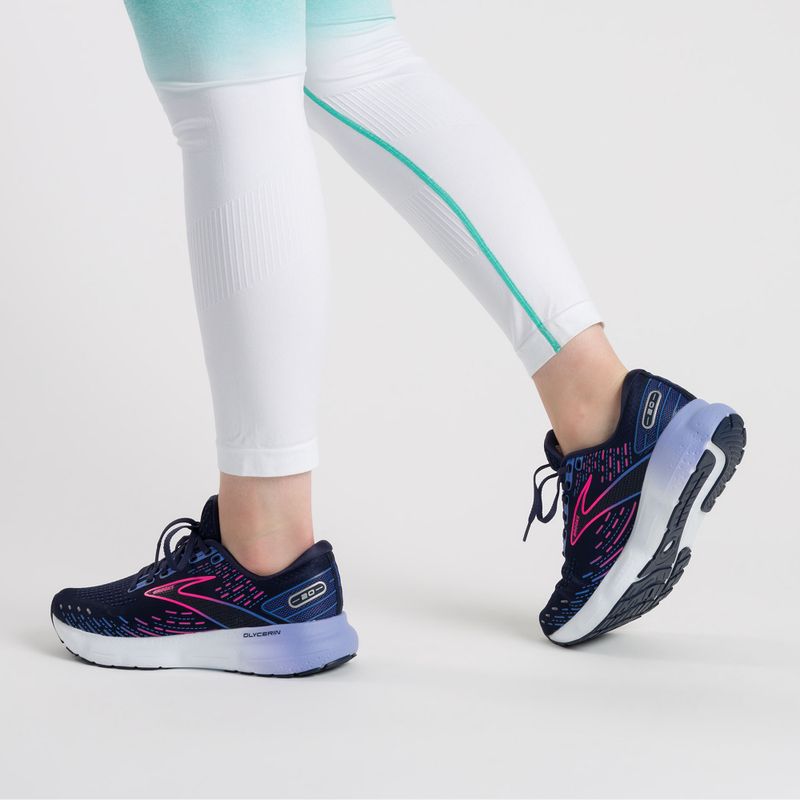 Buty do biegania damskie Brooks Glycerin 20 peacoat/blue/pink 4