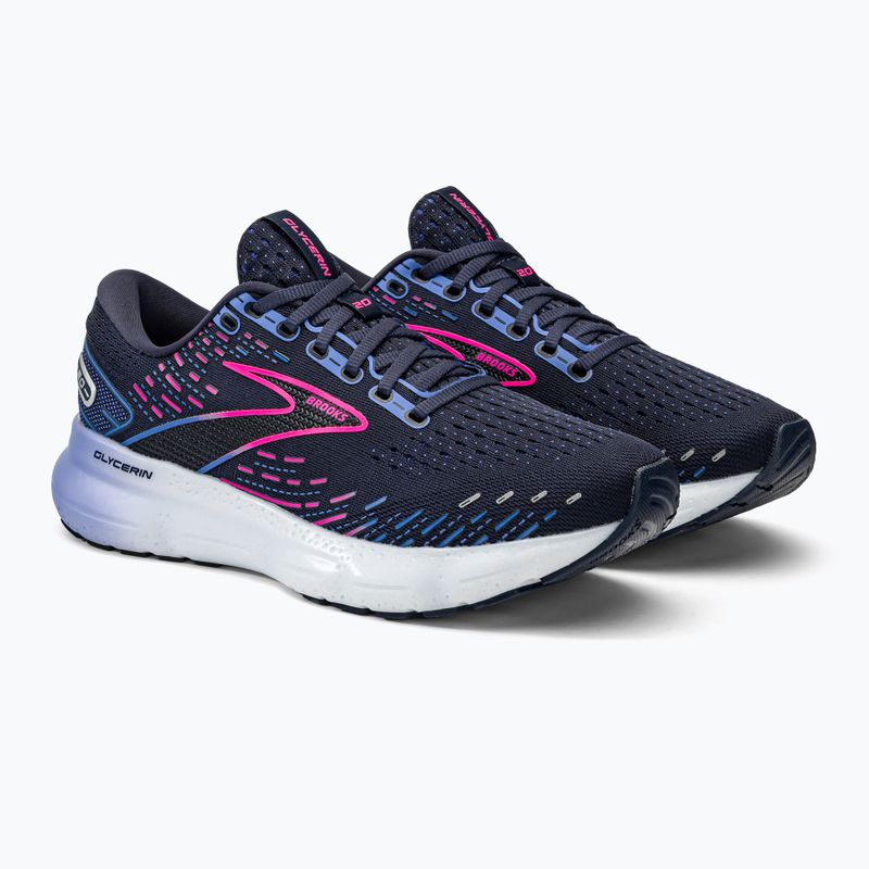 Buty do biegania damskie Brooks Glycerin 20 peacoat/blue/pink 6