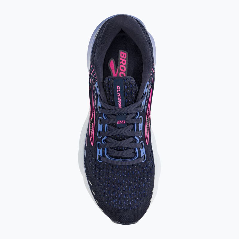 Buty do biegania damskie Brooks Glycerin 20 peacoat/blue/pink 8
