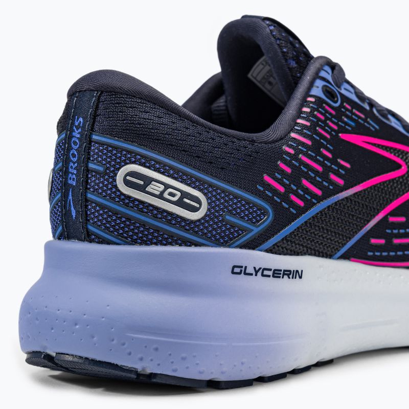 Buty do biegania damskie Brooks Glycerin 20 peacoat/blue/pink 11