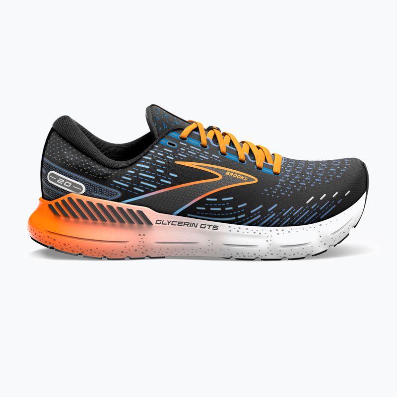 Buty do biegania męskie Brooks Glycerin GTS 20 black/classic blue/orange 12