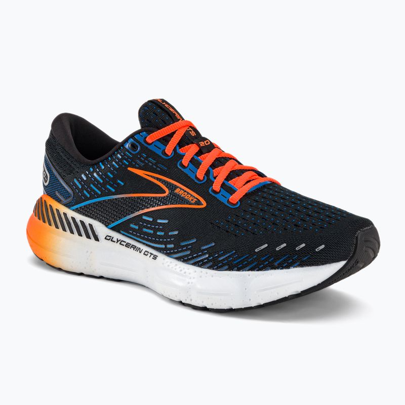 Buty do biegania męskie Brooks Glycerin GTS 20 black/classic blue/orange