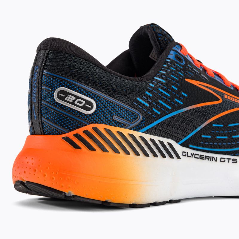 Buty do biegania męskie Brooks Glycerin GTS 20 black/classic blue/orange 9