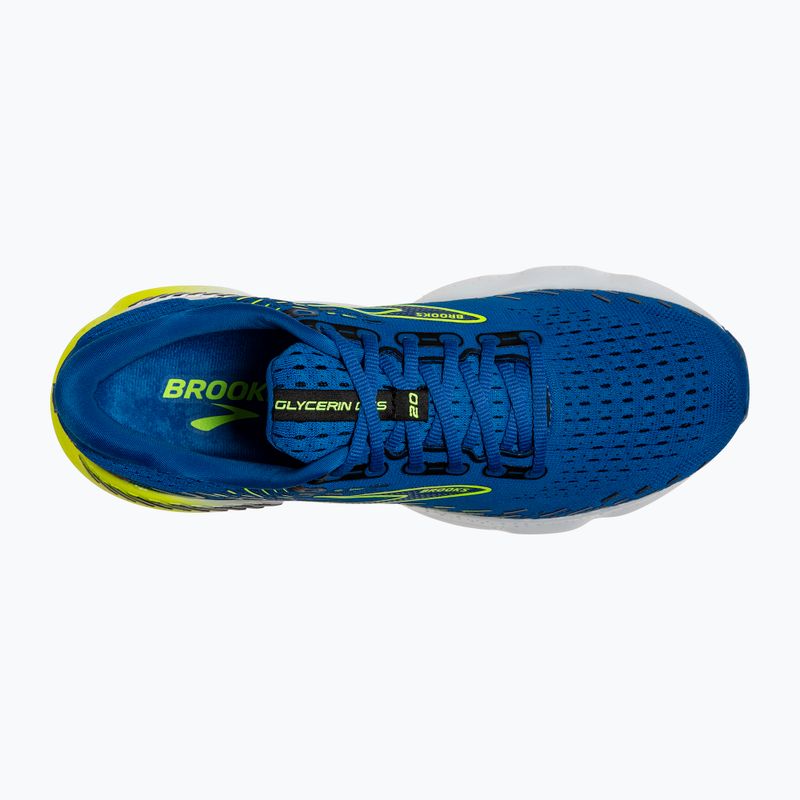 Buty do biegania męskie Brooks Glycerin GTS 20 blue/nightlife/white 13