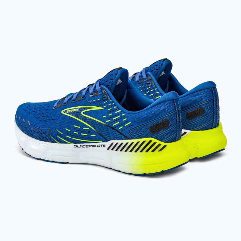 Buty do biegania męskie Brooks Glycerin GTS 20 blue/nightlife/white 3
