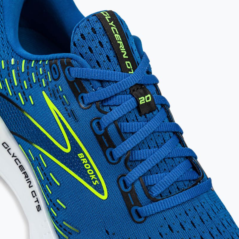 Buty do biegania męskie Brooks Glycerin GTS 20 blue/nightlife/white 8