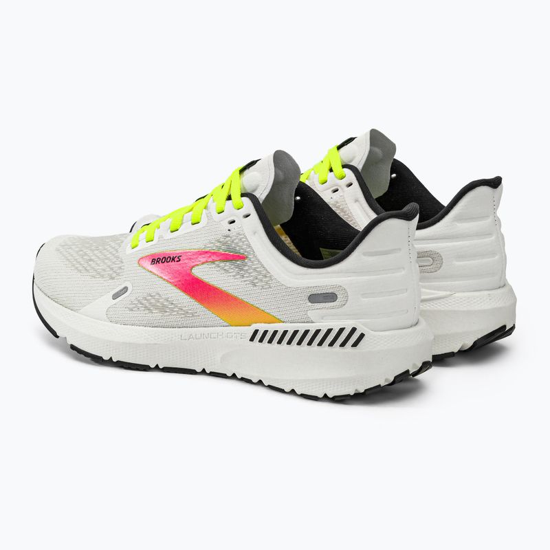 Buty do biegania damskie Brooks Launch GTS 9 white/pink/nightlife 3