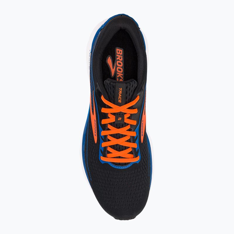 Buty do biegania męskie Brooks Trace 2 black/classic blue/orange 7