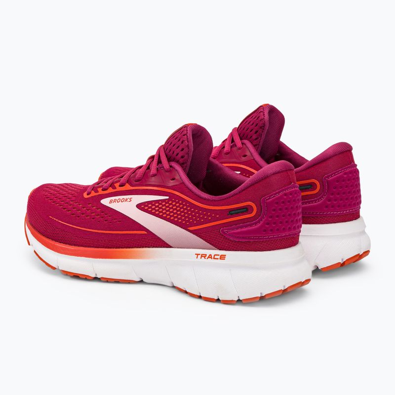 Buty do biegania damskie Brooks Trace 2 sangria/red/pink 3
