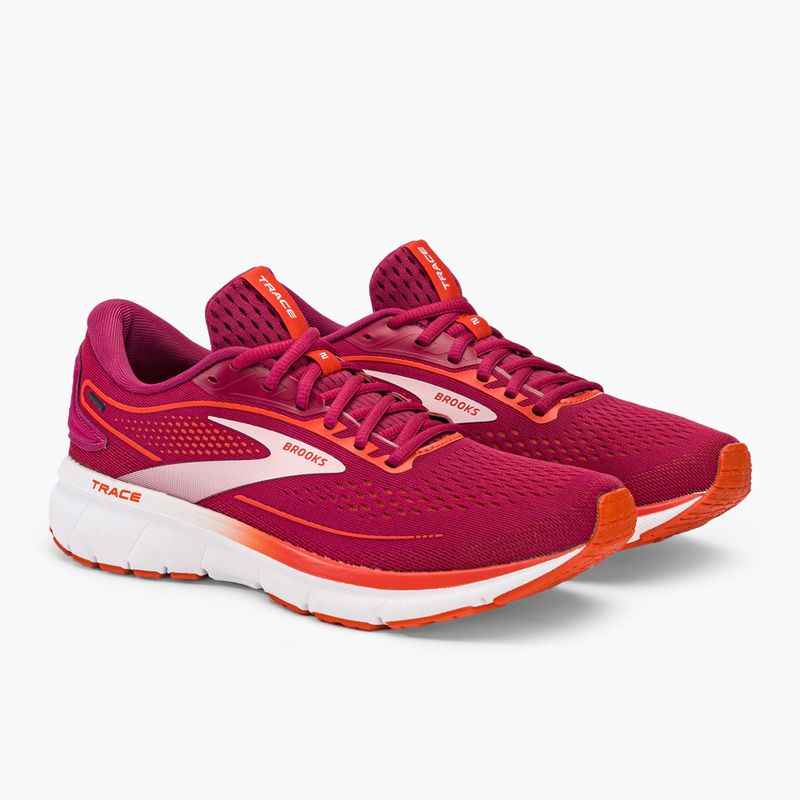 Buty do biegania damskie Brooks Trace 2 sangria/red/pink 4