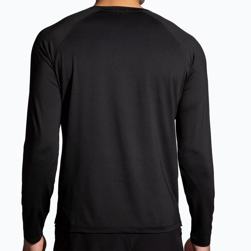 Longsleeve do biegania męski Brooks Atmosphere 2.0 black 2