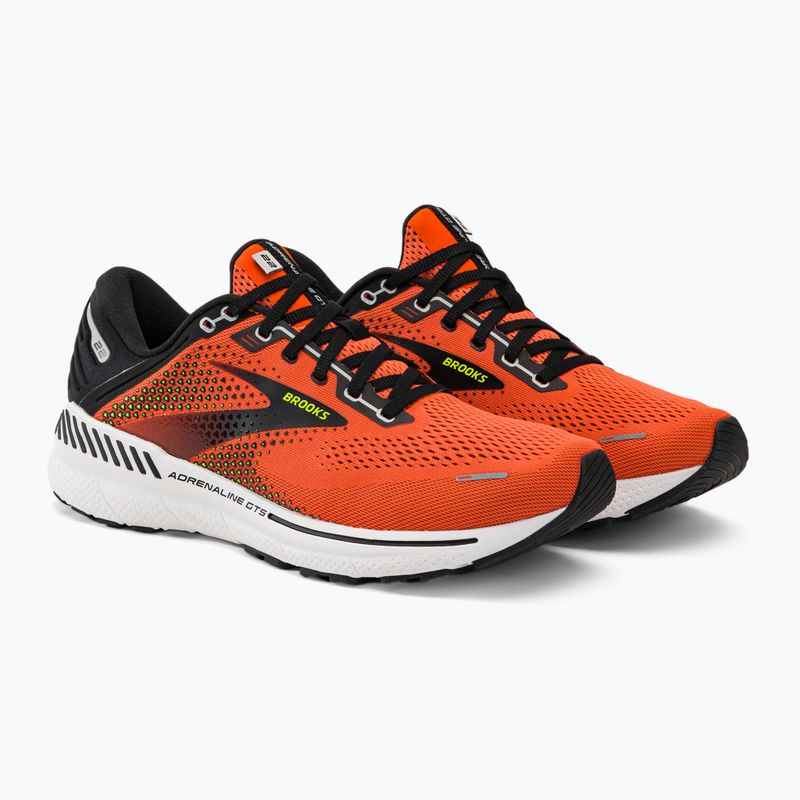 Buty do biegania męskie Brooks Adrenaline GTS 22 orange/black/white 4