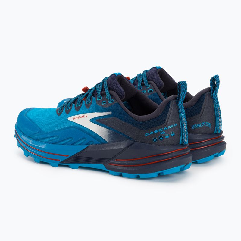 Buty do biegania męskie Brooks Cascadia 16 peacoat/atomic blue/rooibos 4