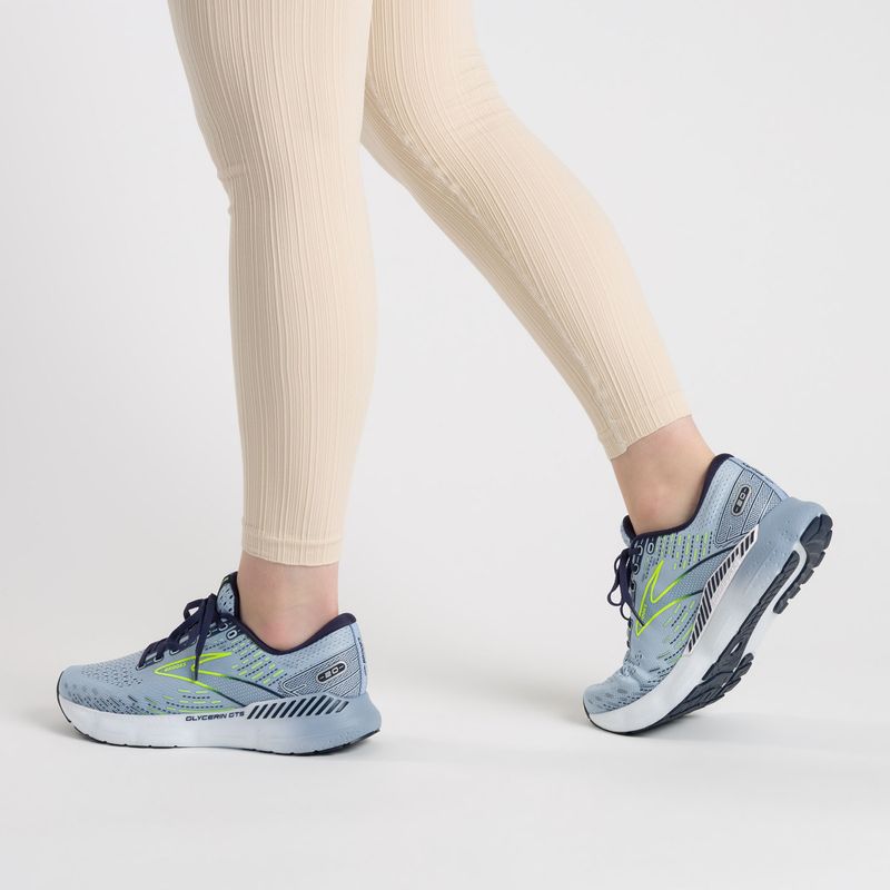 Buty do biegania damskie Brooks Glycerin GTS 20 light blue/peacoat/nightlife 5