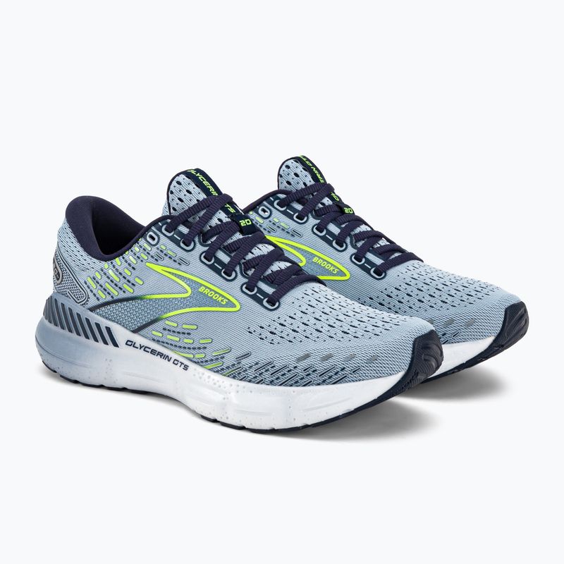 Buty do biegania damskie Brooks Glycerin GTS 20 light blue/peacoat/nightlife 7