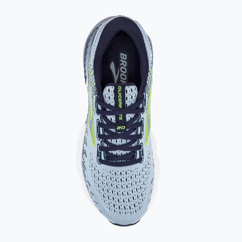 Buty do biegania damskie Brooks Glycerin GTS 20 light blue/peacoat/nightlife 9