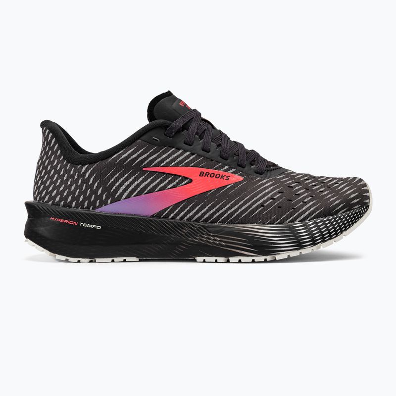 Buty do biegania damskie Brooks Hyperion Tempo black/coral/purple 2