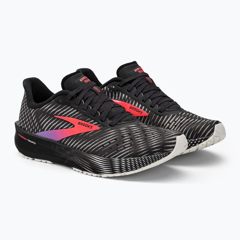 Buty do biegania damskie Brooks Hyperion Tempo black/coral/purple 4