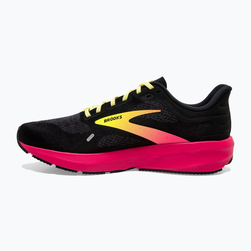 Buty do biegania męskie Brooks Launch 9 black/pink/yellow 3