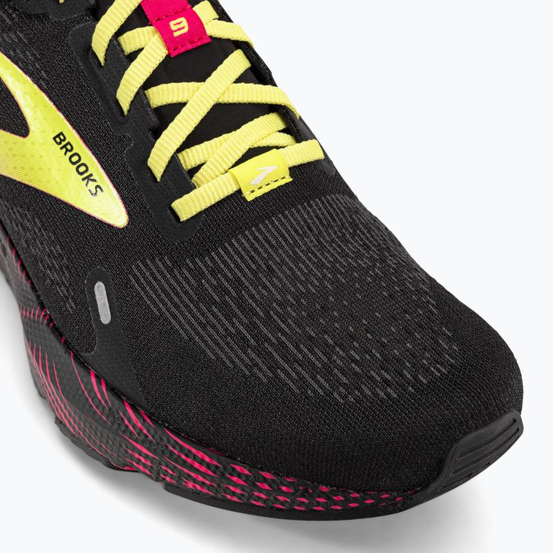 Buty do biegania męskie Brooks Launch GTS 9 black/pink/yellow 8