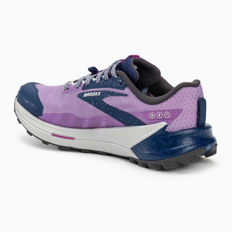 Buty do biegania damskie Brooks Catamount 2 violet/navy/oyster 3