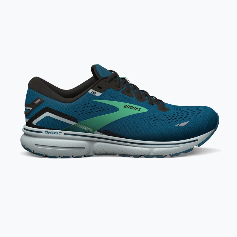 Buty do biegania męskie Brooks Ghost 15 morrocan blue/black/spring bud 12