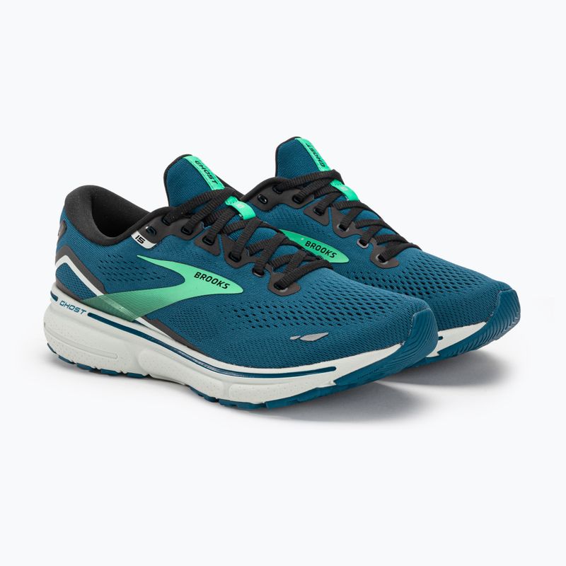 Buty do biegania męskie Brooks Ghost 15 morrocan blue/black/spring bud 4