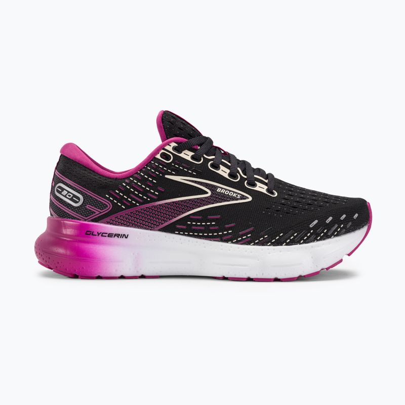 Buty do biegania damskie Brooks Glycerin 20 black/fuchsia/linen 2