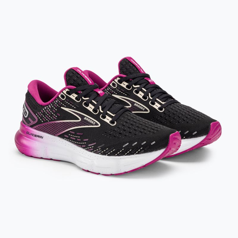 Buty do biegania damskie Brooks Glycerin 20 black/fuchsia/linen 6