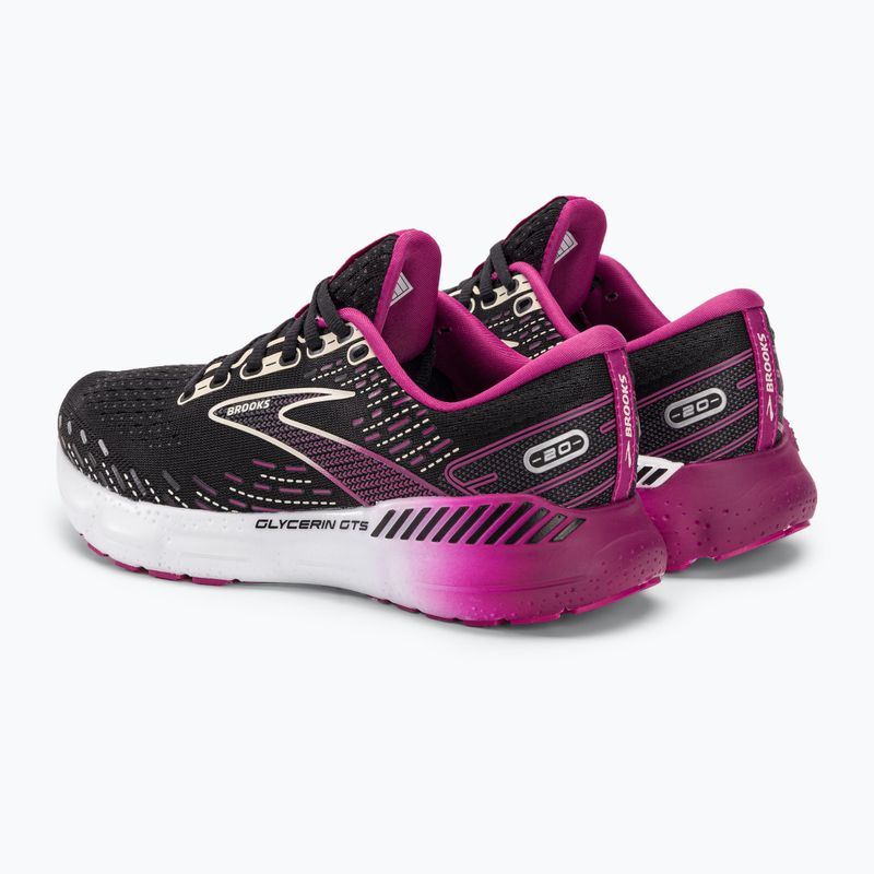 Buty do biegania damskie Brooks Glycerin GTS 20 black/fuchsia/linen 5
