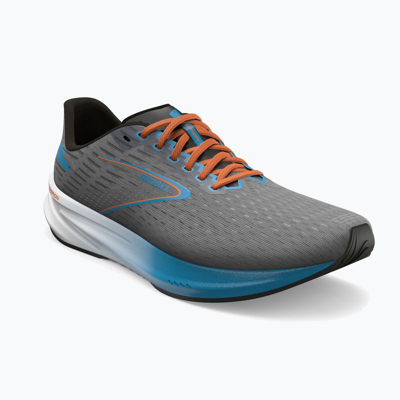 Buty do biegania męskie Brooks Hyperion grey/atomic blue/scarlet 11