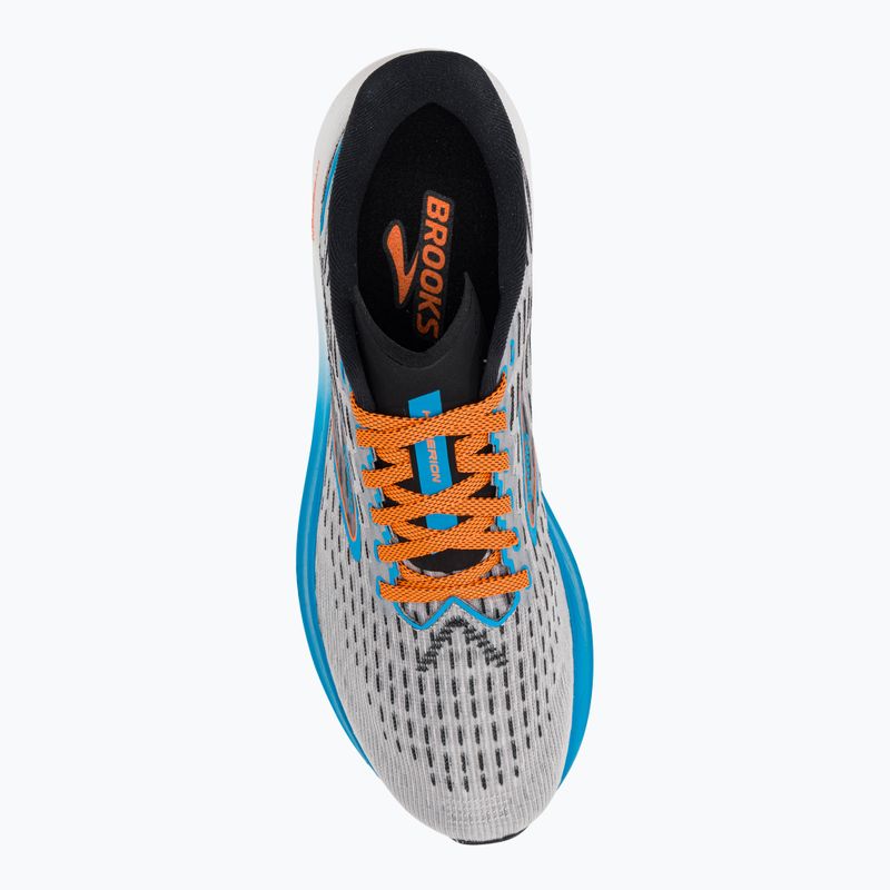 Buty do biegania męskie Brooks Hyperion grey/atomic blue/scarlet 6