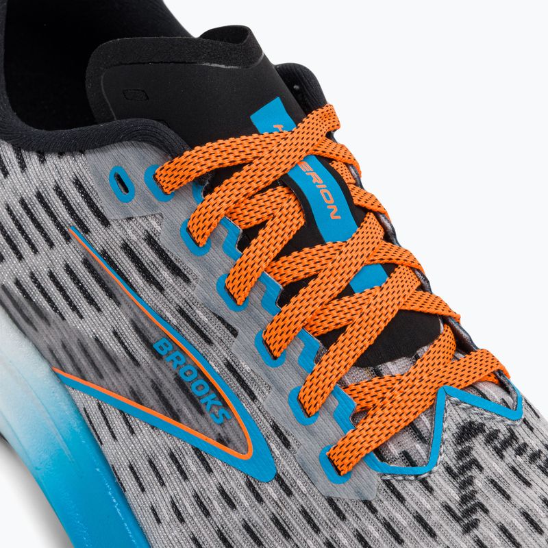 Buty do biegania męskie Brooks Hyperion grey/atomic blue/scarlet 8