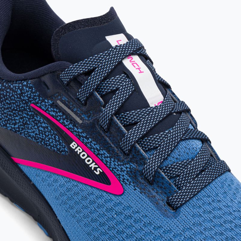 Buty do biegania damskie Brooks Launch 10 peacot/marina blue/pink glo 8