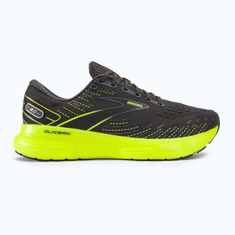 Buty do biegania męskie Brooks Glycerin 20 black/blackened pear/white 2